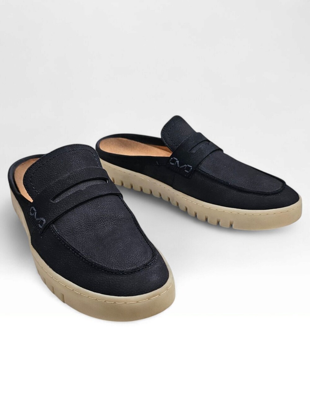 VIONIC Women Uptown Mule 2 Slip On Mules Navy Blue 9M